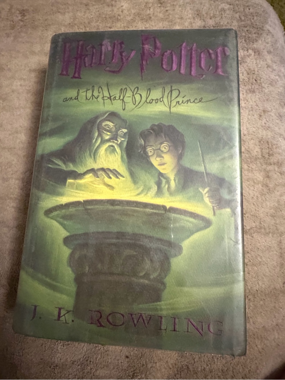 Harry Potter and the Half-Blood Prince Hardcover - Library Book edition